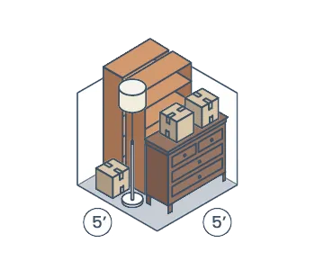 5x5 storage unit size guide